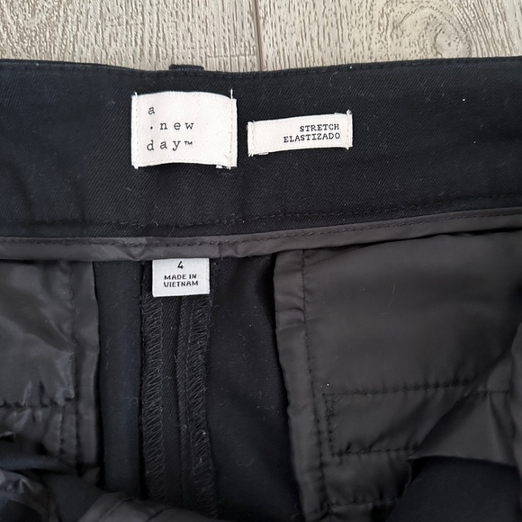 A New Day Black slim fit ankle pant size 4 - Picture 5 of 8